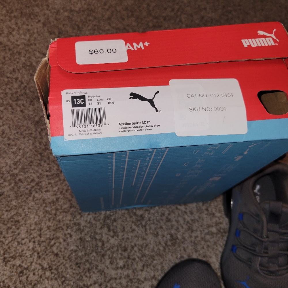 PUMA Axelion Spirit Running Shoe 13c - Picture 7 of 7